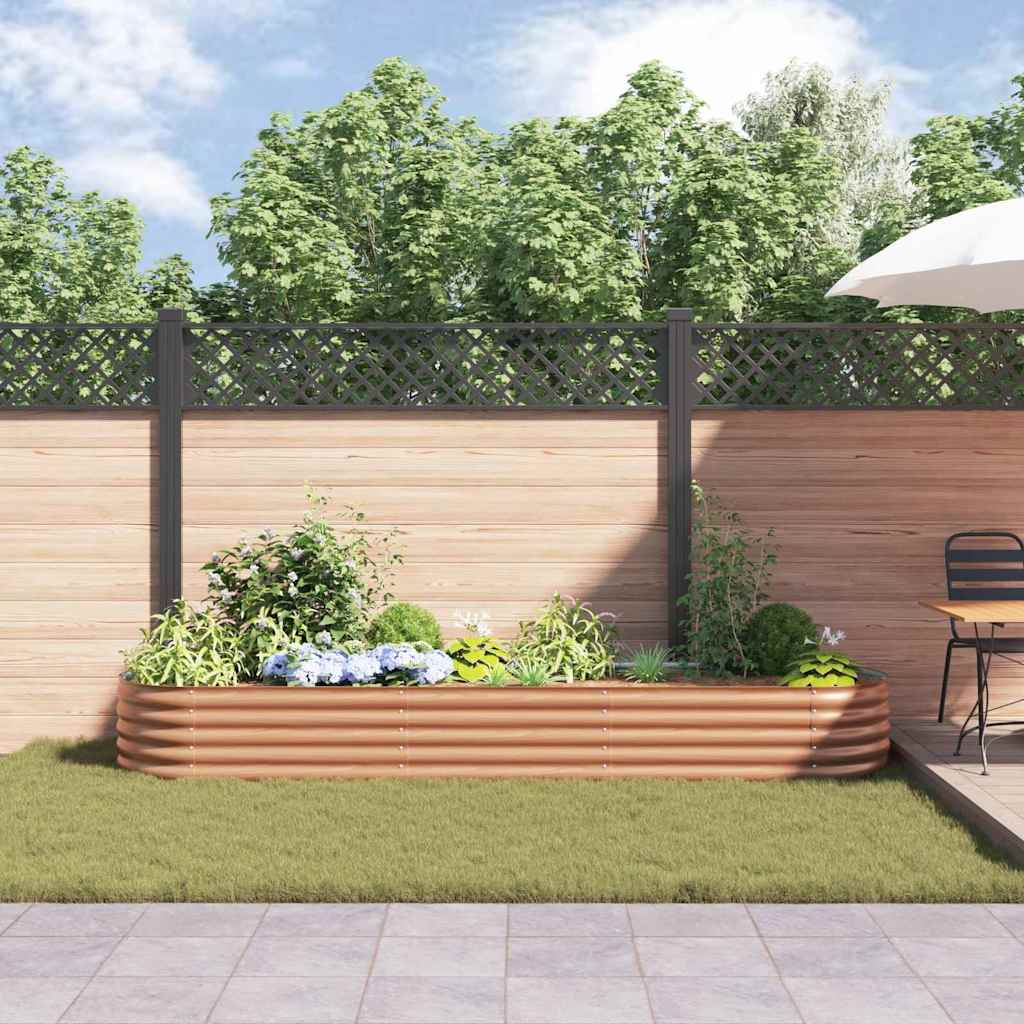 8721288601872_mo-im_en_hd_2 vidaXL Garden Raised Bed Brown 320 x 80 x 44 cm Steel - Image 4