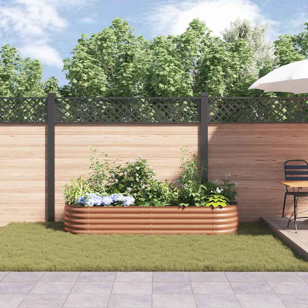 8721288601889_mo-im_en_hd_2 vidaXL Garden Raised Bed Brown 240 x 80 x 44 cm Steel - Image 4