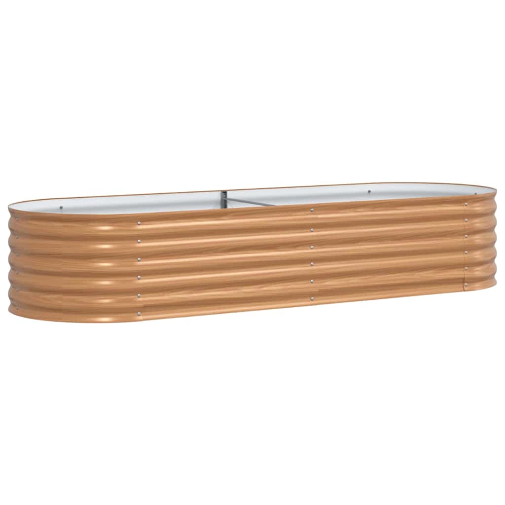 8721288601889_wbg-an-m_en_hd_1 vidaXL Garden Raised Bed Brown 240 x 80 x 44 cm Steel - Image 2