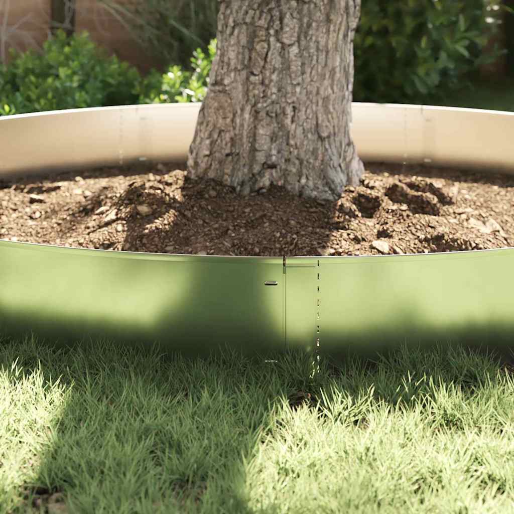 8721288628411_mo-im_en_hd_2 vidaXL Lawn Edgings 5 pcs Silver 100 x 25 x 0.07 cm Galvanised steel - Image 3