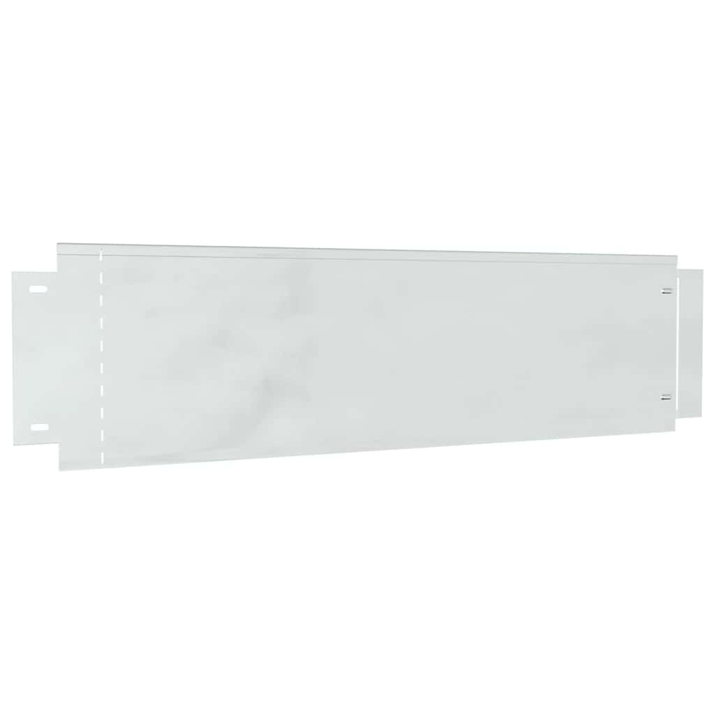 8721288628411_wbg-an_en_hd_1 vidaXL Lawn Edgings 5 pcs Silver 100 x 25 x 0.07 cm Galvanised steel - Image 4