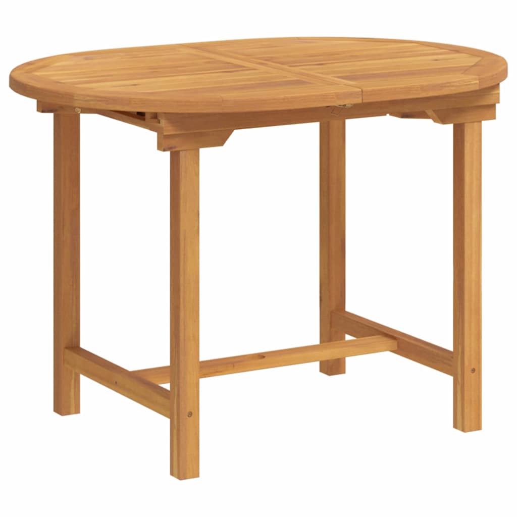 8721288665850_wbg-an_en_hd_3 vidaXL Garden Dining Set 5 pcs Brown 160 x 80 x 75 cm Solid teak wood - Image 7