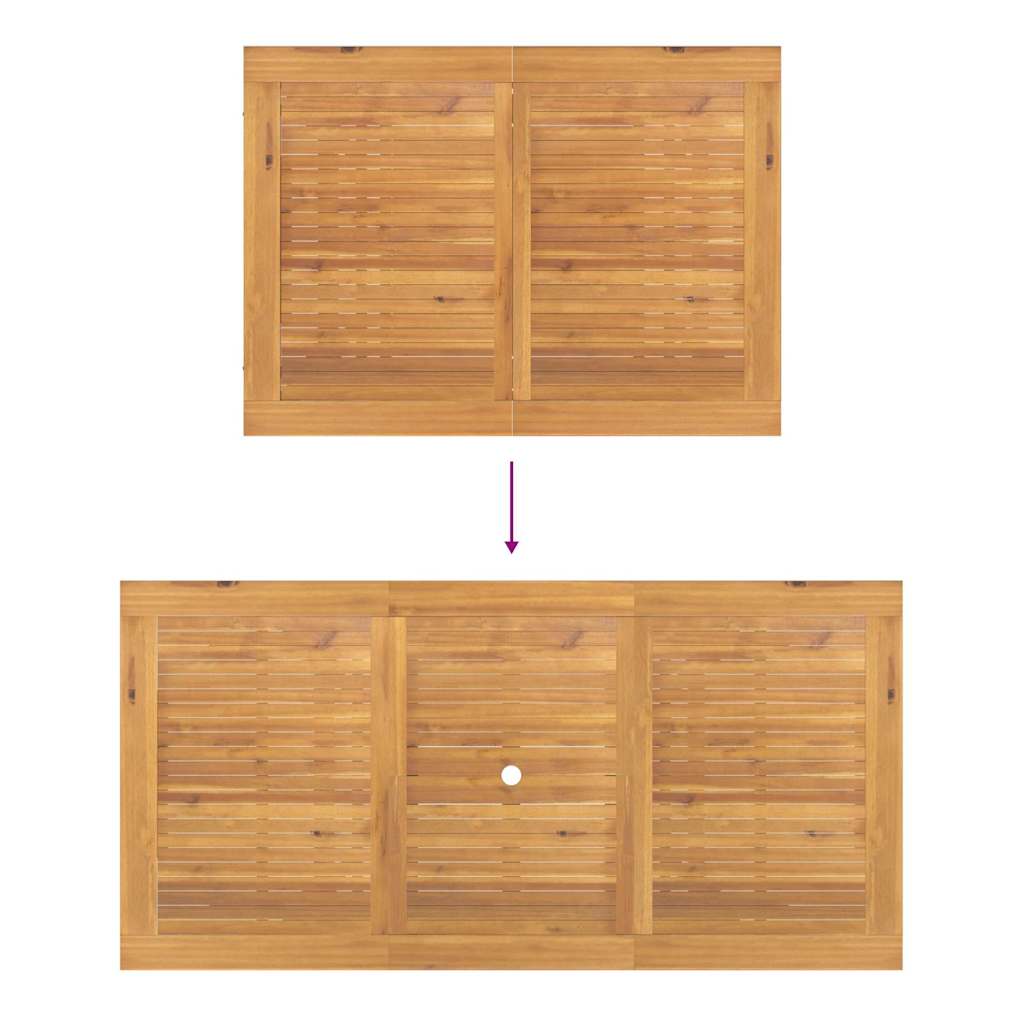 8721288665911_wbg-fu_en_hd_3 vidaXL Garden Dining Set 5 pcs Brown 160 x 80 x 75 cm Solid teak wood - Image 12