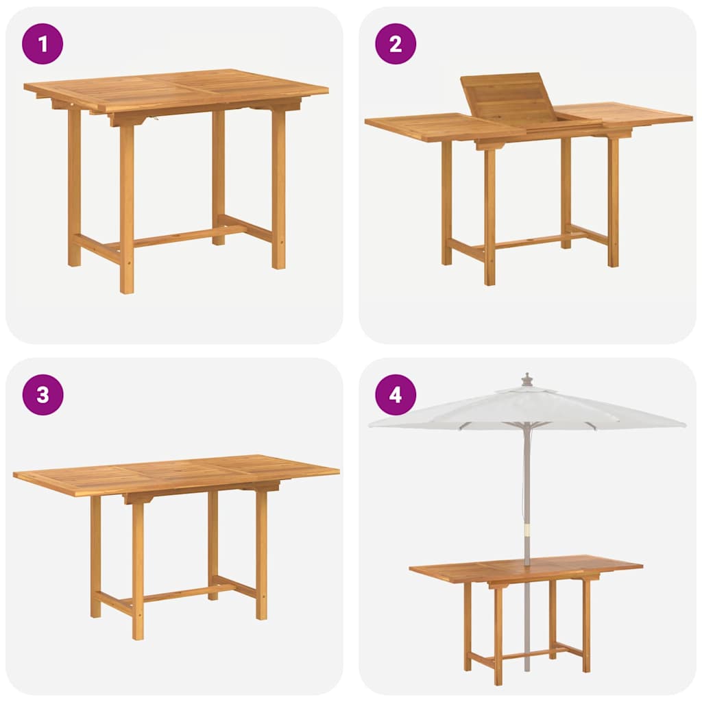 8721288665942_wbg-fu_en_hd_1 vidaXL Garden Dining Set 7 pcs Brown 160 x 80 x 75 cm Solid teak wood - Image 10