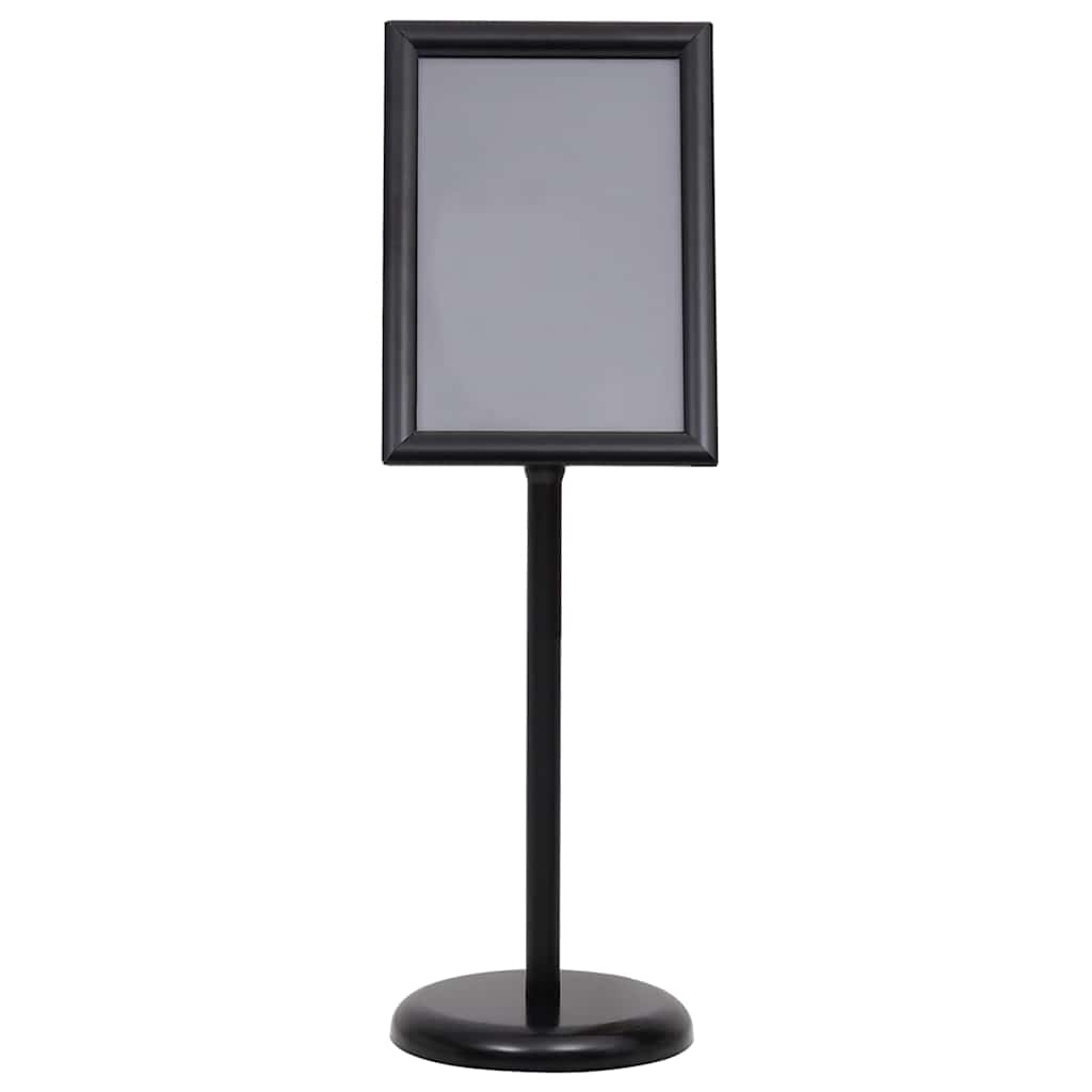 8721288723413_wbg-fr_en_hd_4 vidaXL Poster Stands 2 pcs Black 45 x 33 x 88 cm Aluminium alloy - Image 3