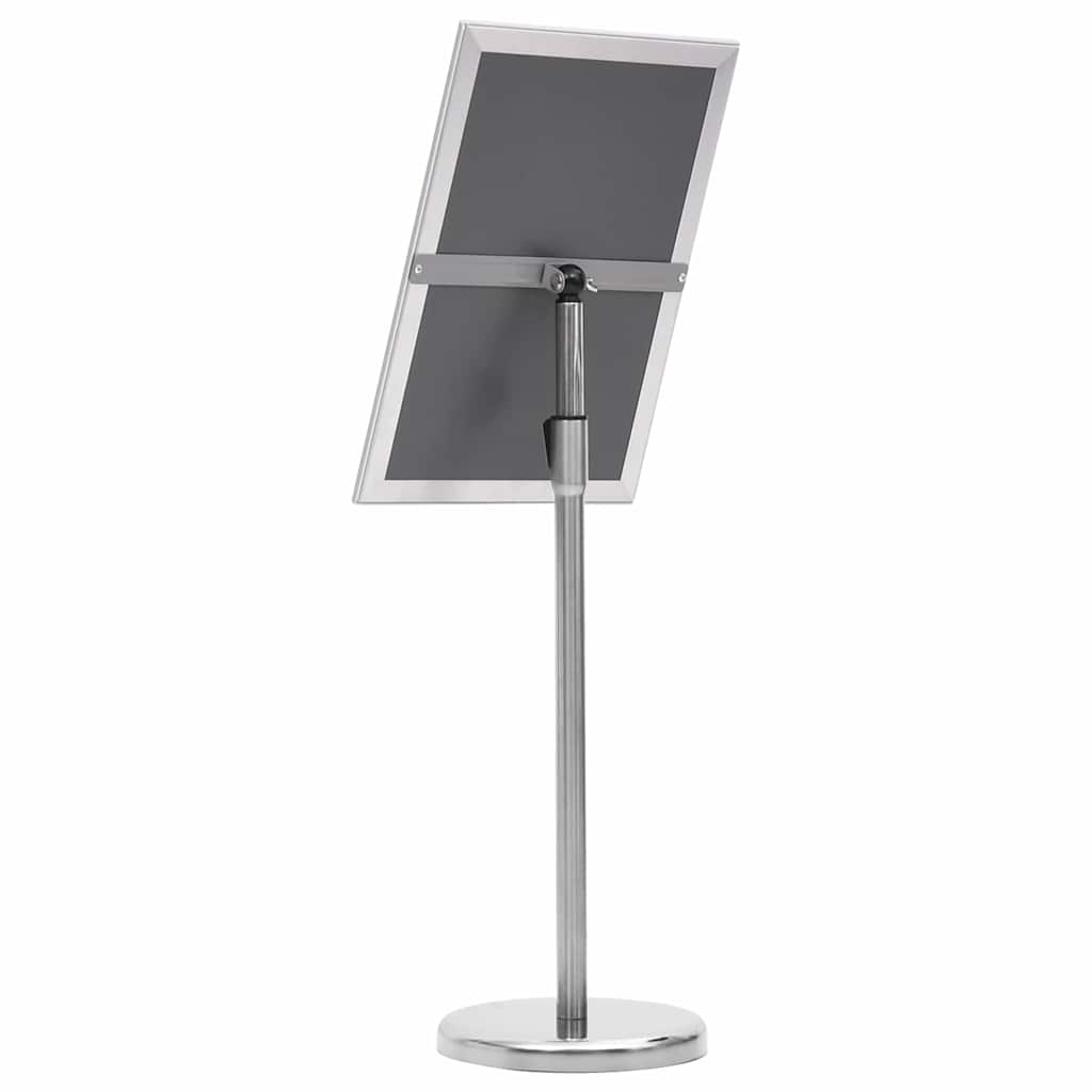 8721288723420_wbg-ba_en_hd_2 vidaXL Poster Stands 2 pcs Silver 45 x 33 x 88 cm Aluminium alloy - Image 7