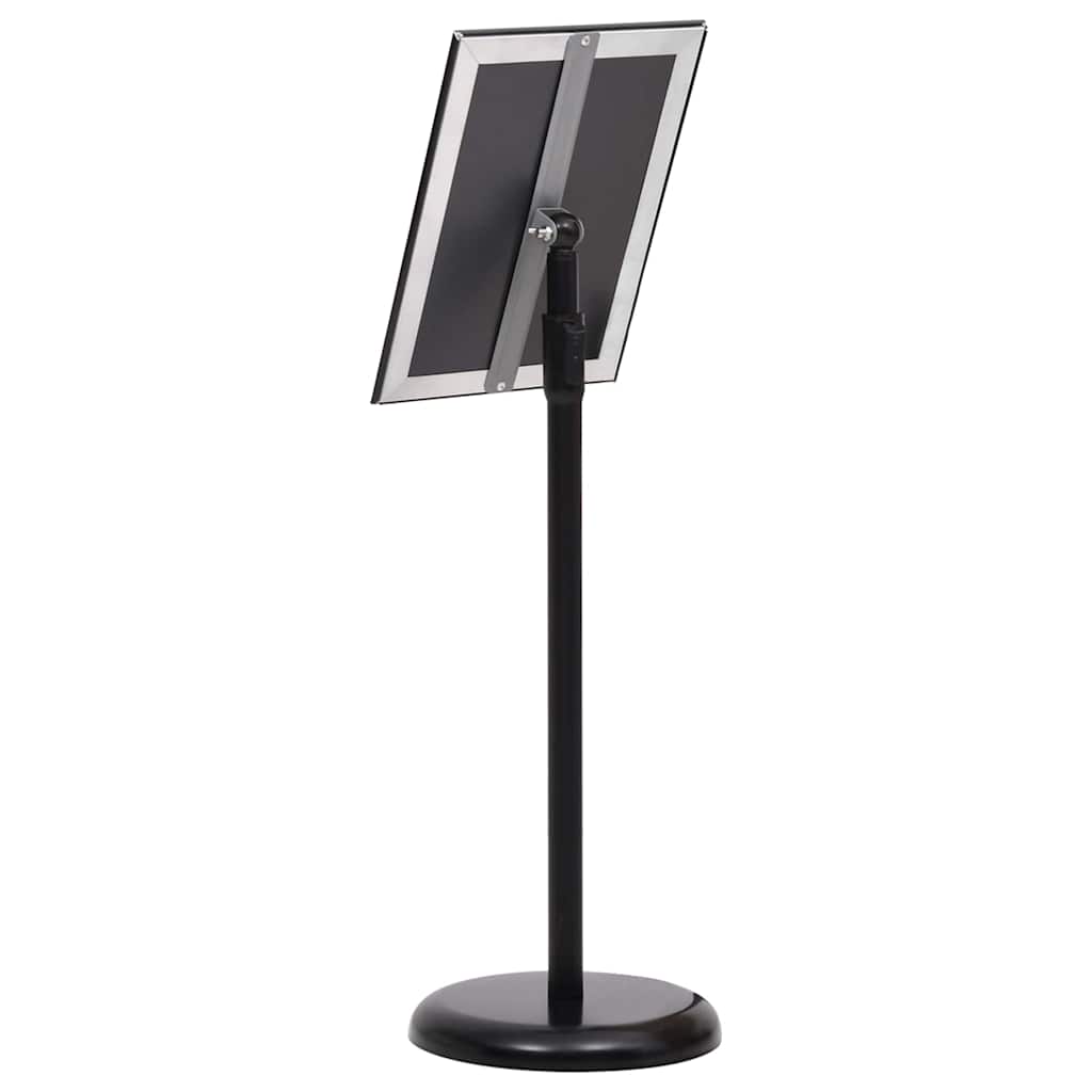 8721288723437_wbg-ba_en_hd_2 vidaXL Poster Stands 2 pcs Black 32.5 x 24 x 78 cm Aluminium alloy - Image 7