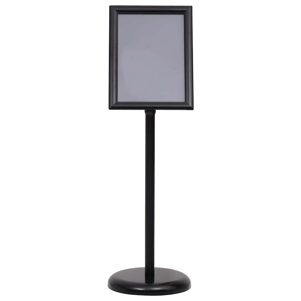 8721288723437_wbg-fr_en_hd_3 vidaXL Poster Stands 2 pcs Black 32.5 x 24 x 78 cm Aluminium alloy - Image 2