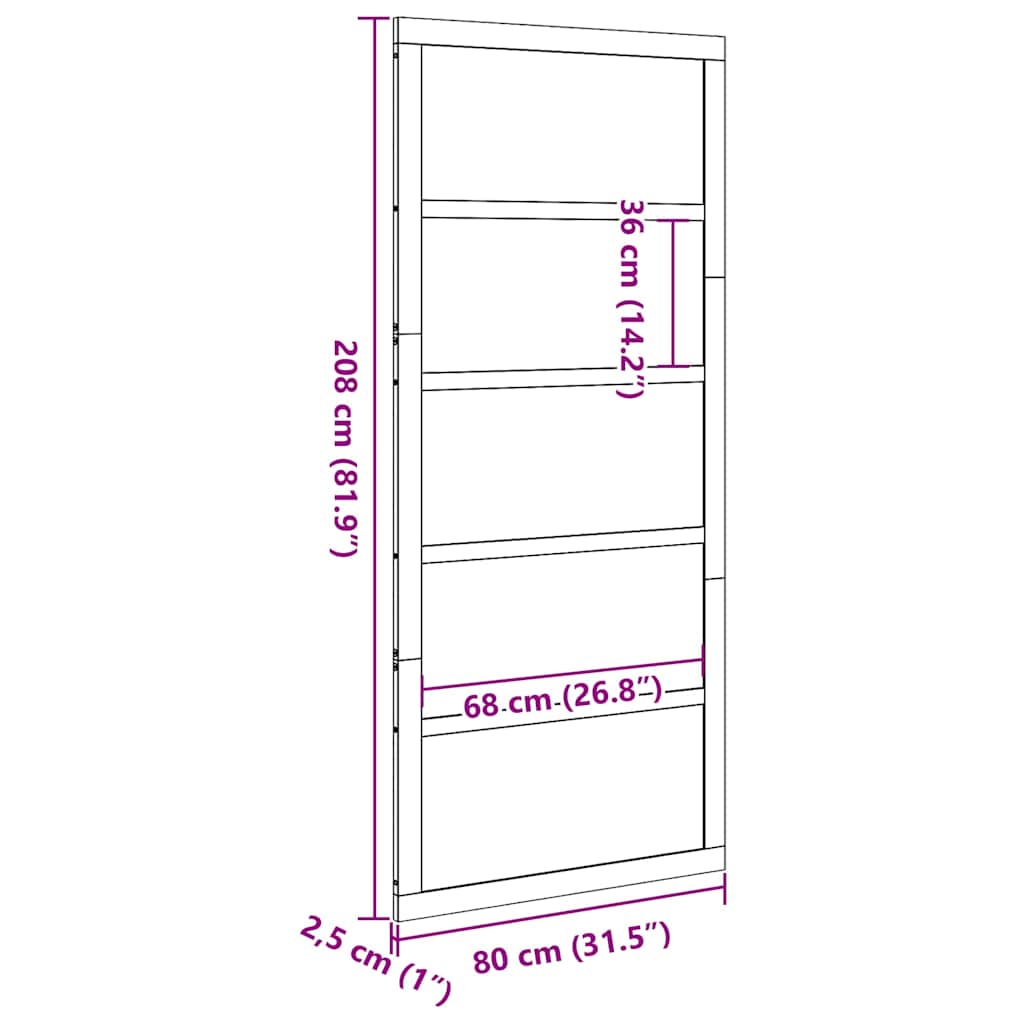 8721288738400_wbg-siz_en_hd_1 vidaXL Barn Door White 80 x 208 cm Solid Pine wood - Image 11