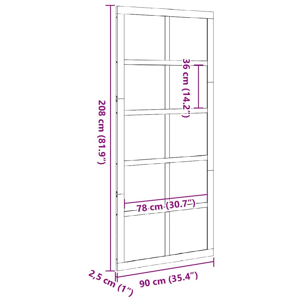 8721288738448_wbg-siz_en_hd_1 vidaXL Barn Door White 90 x 210 cm Solid pine wood - Image 11
