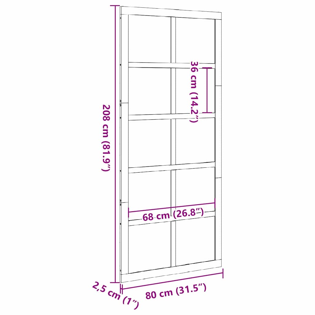 8721288738462_wbg-siz_en_hd_1 vidaXL Barn Door White 80 x 210 cm Solid pine wood - Image 11