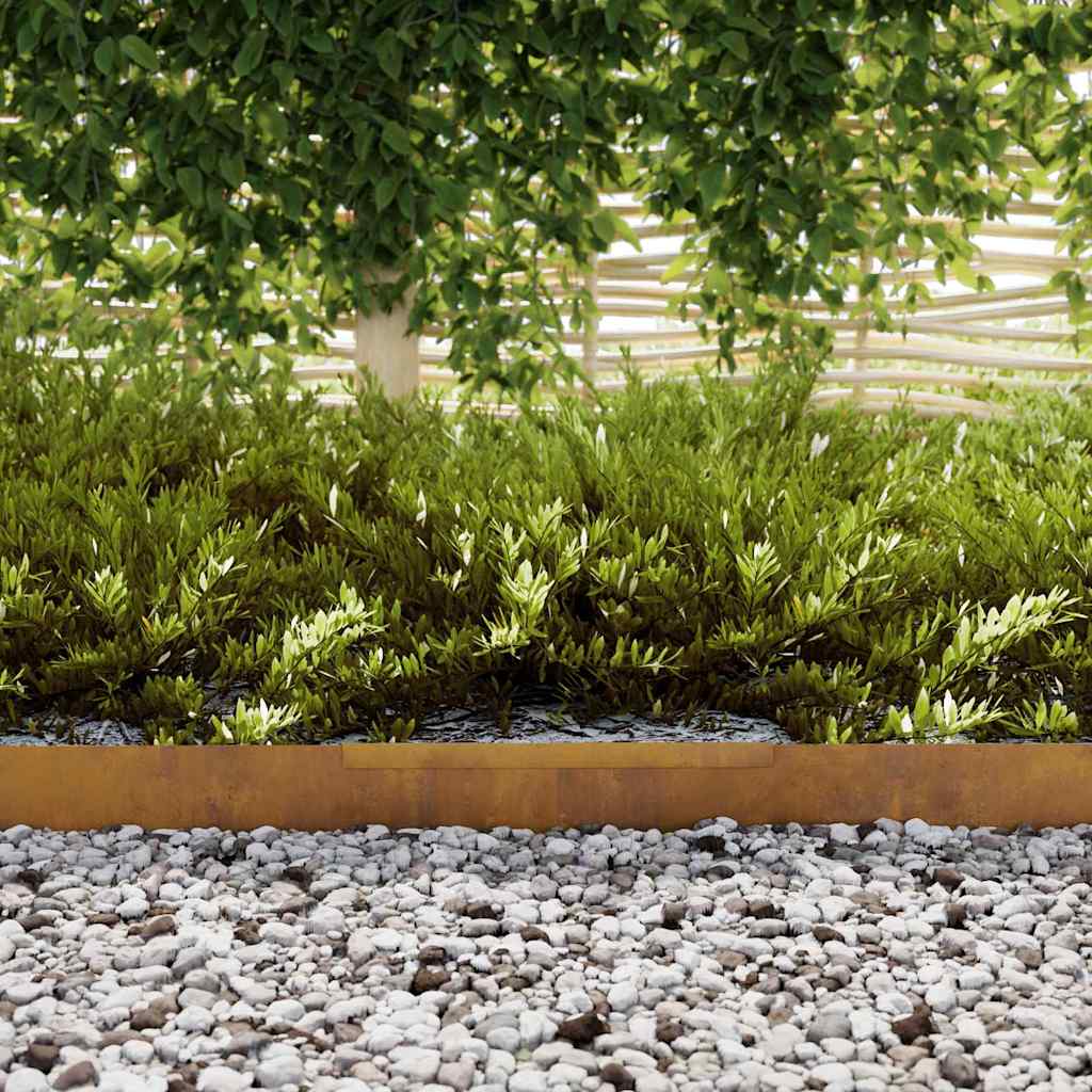 8721288746504_mo-im-zo_en_hd_1 vidaXL Garden Lawn Edging Rusty 450 x 10 cm Weathering steel - Image 5
