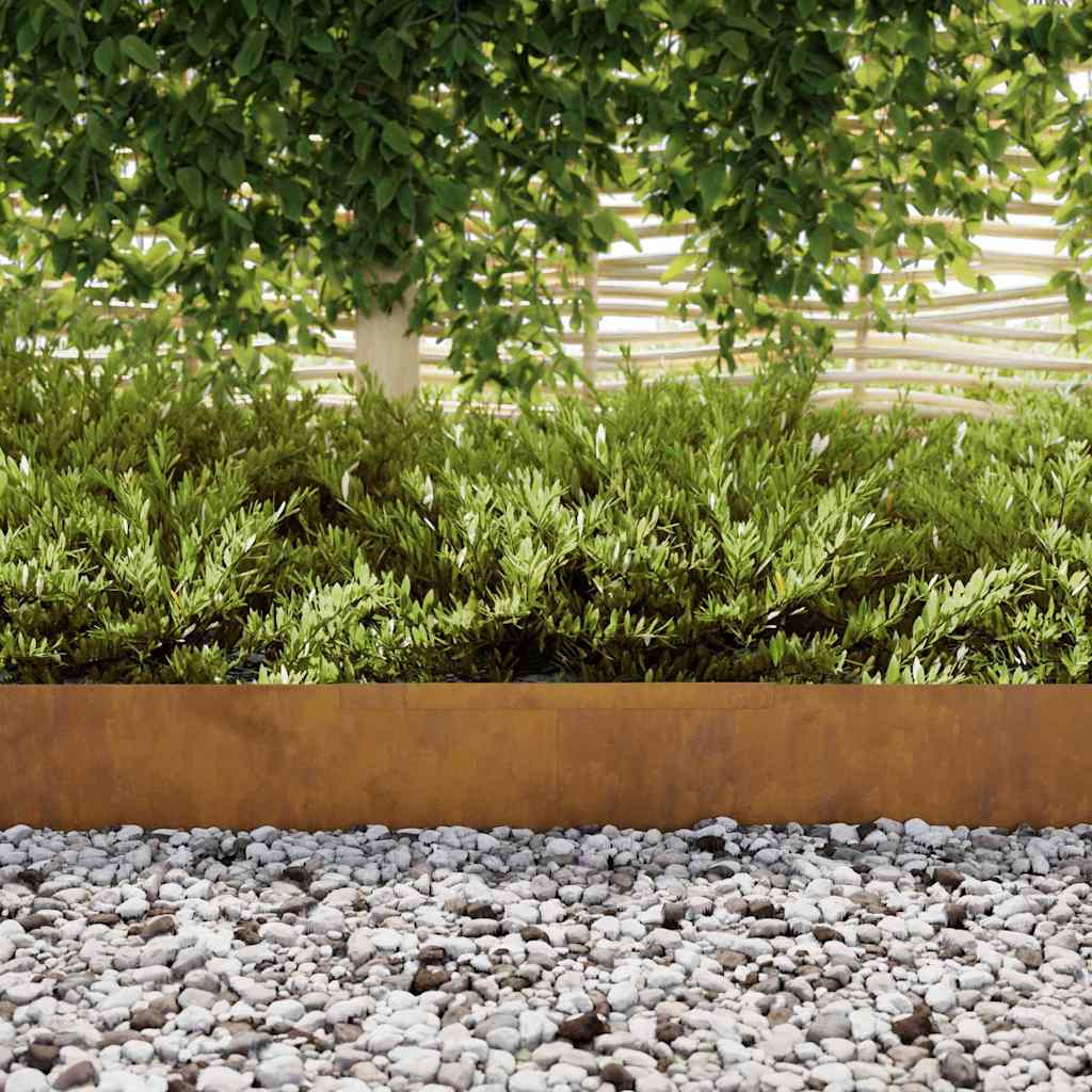 8721288746573_mo-im-zo_en_hd_1 vidaXL Garden Lawn Edging 4 pcs Rusty 450 x 15 cm Weathering steel - Image 5