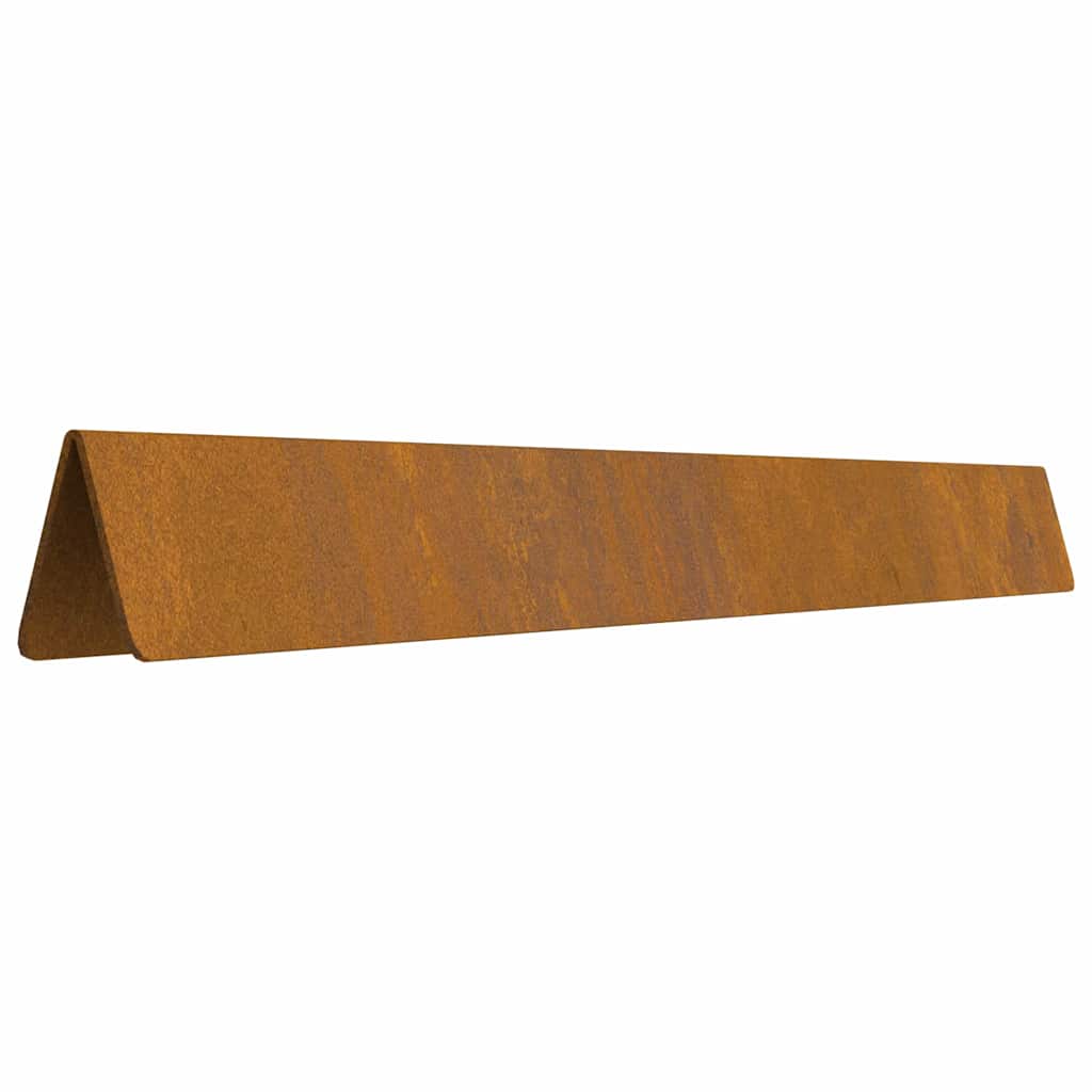 8721288746573_wbg-an_en_hd_1 vidaXL Garden Lawn Edging 4 pcs Rusty 450 x 15 cm Weathering steel - Image 6