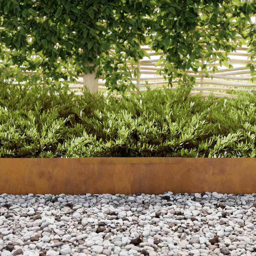 8721288746627_mo-im-zo_en_hd_1 vidaXL Garden Lawn Edging Rusty 450 x 20 cm Weathering steel - Image 5