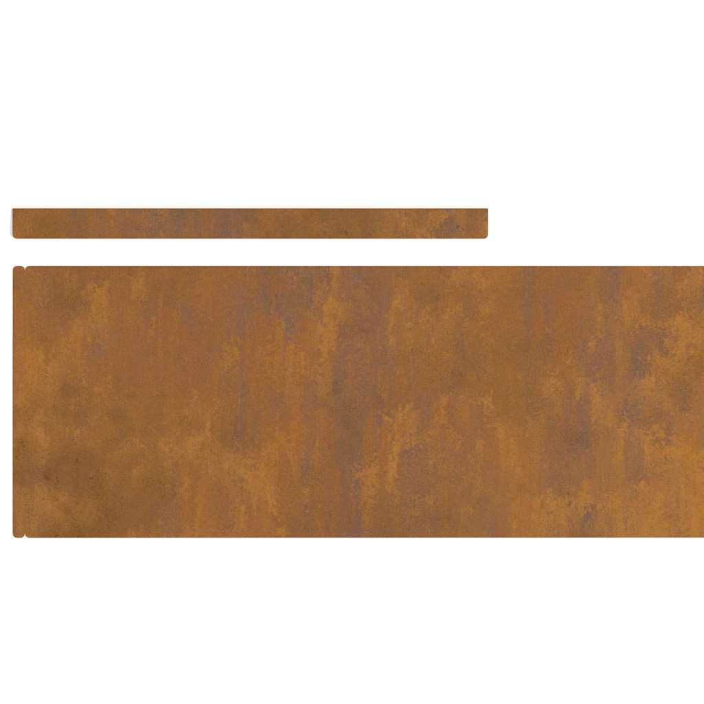 8721288746634_wbg-an_en_hd_2 vidaXL Garden Lawn Edging 4 pcs Rusty 450 x 20 cm Weathering steel - Image 7