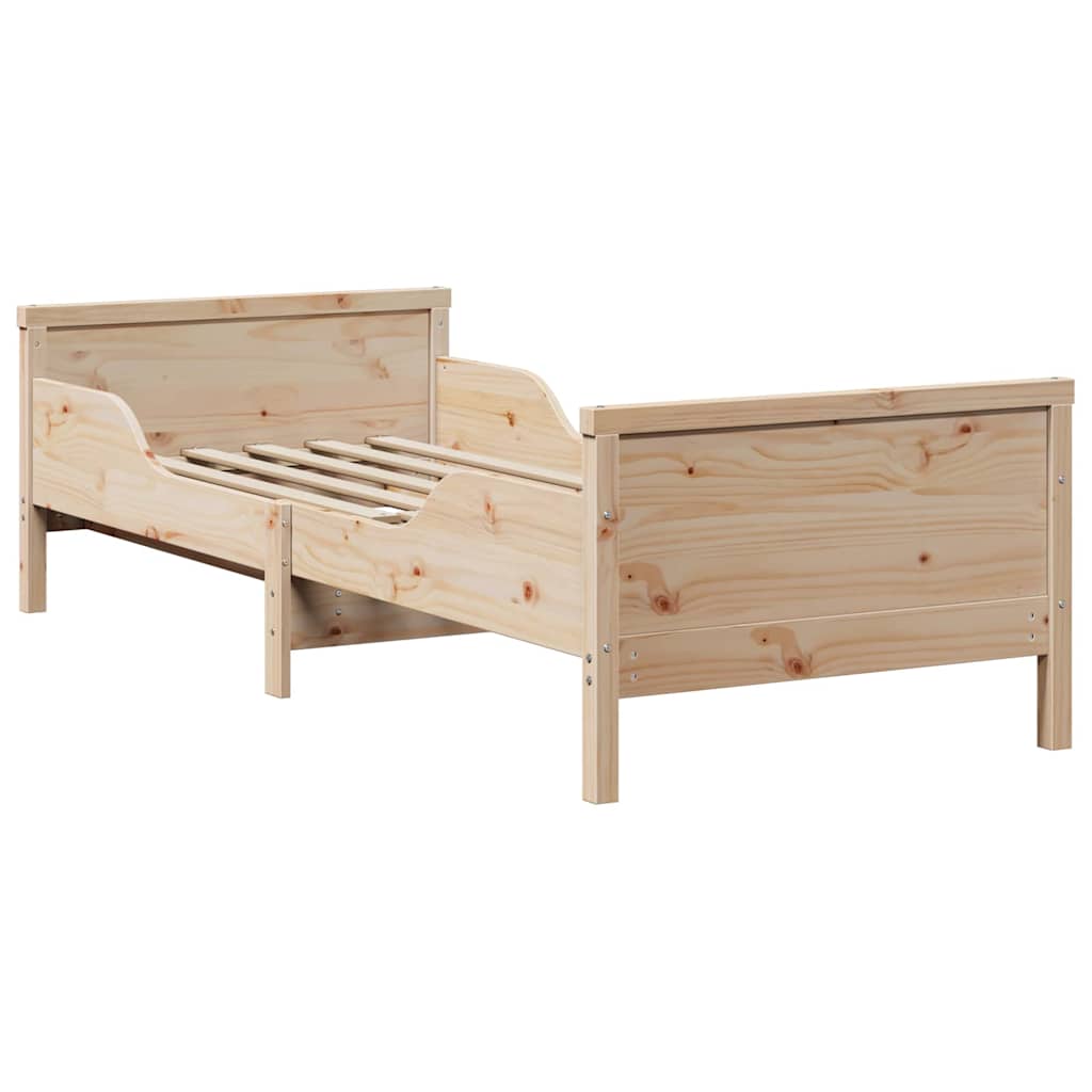 8721288789471_wbg-an_en_hd_1 vidaXL Extendable Bed Frame for Kids Other Brown 80 x 130 / 165 / 200 cm - Image 2
