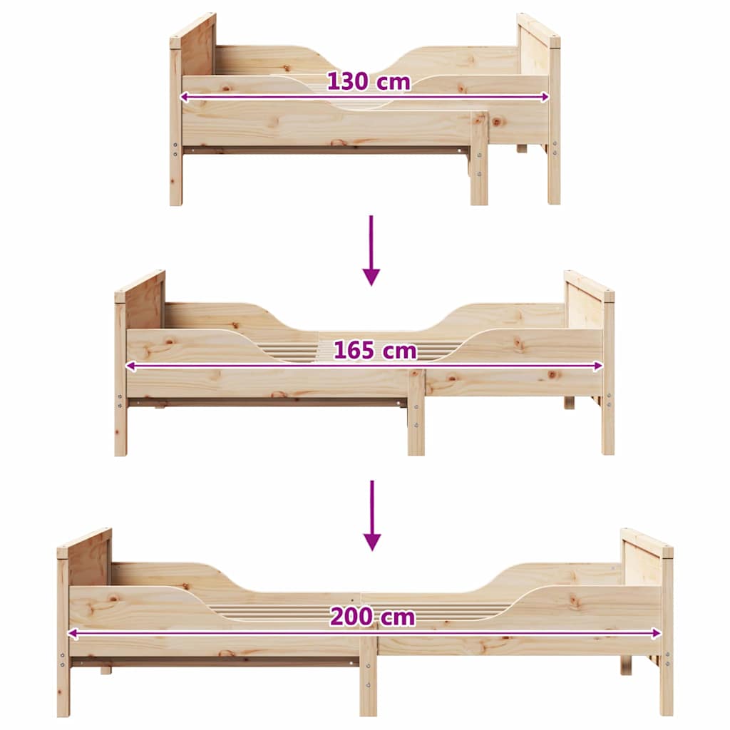 8721288789471_wbg-fu_en_hd_1 vidaXL Extendable Bed Frame for Kids Other Brown 80 x 130 / 165 / 200 cm - Image 10