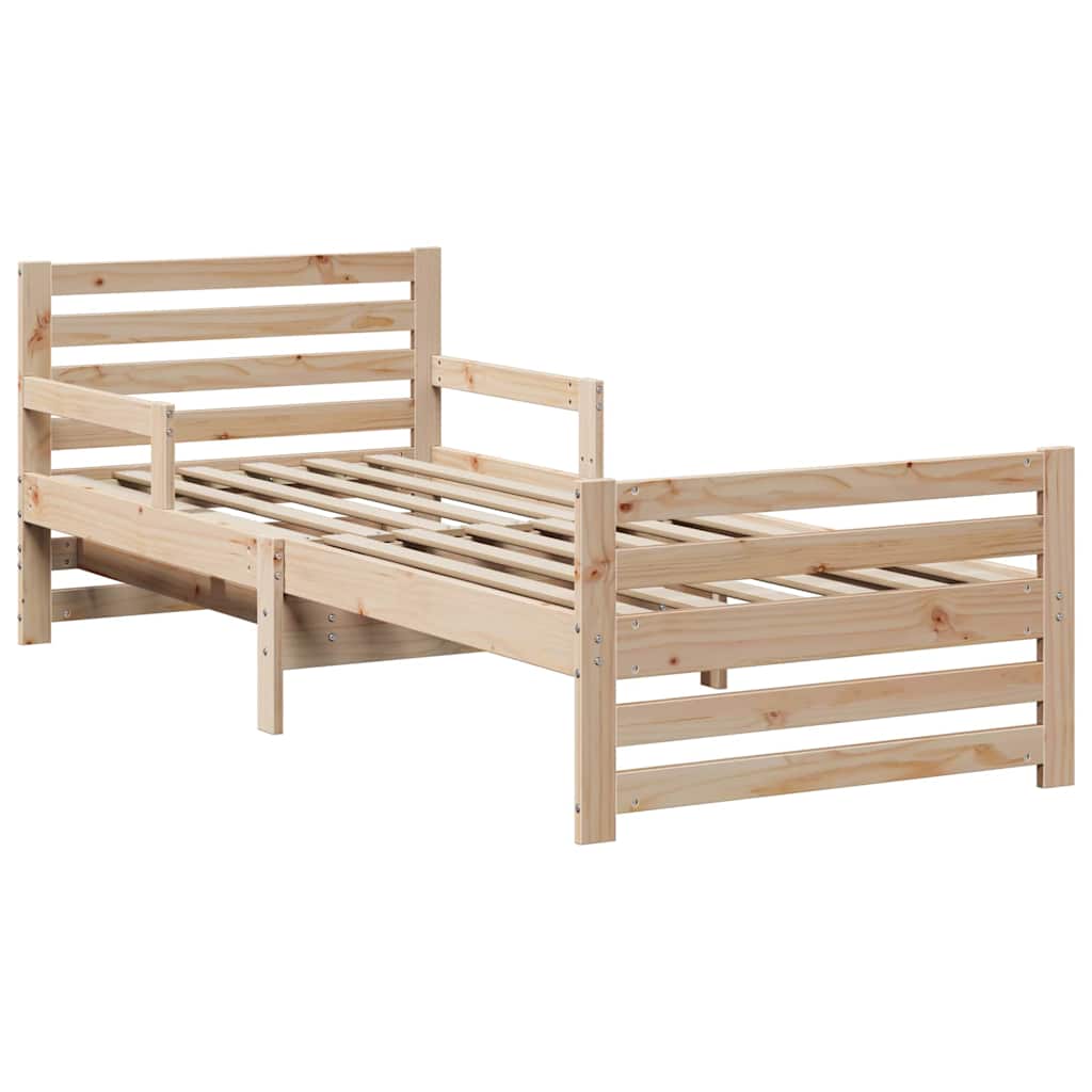 8721288789501_wbg-an_en_hd_1 vidaXL Extendable Bed Frame for Kids Other Brown 80 x 130 / 165 / 200 cm - Image 2