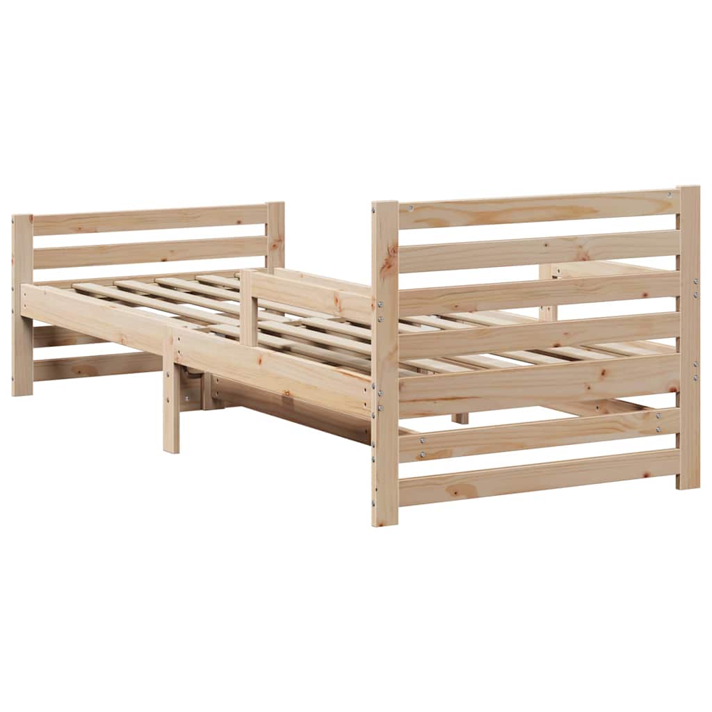 8721288789501_wbg-ba_en_hd_2 vidaXL Extendable Bed Frame for Kids Other Brown 80 x 130 / 165 / 200 cm - Image 7