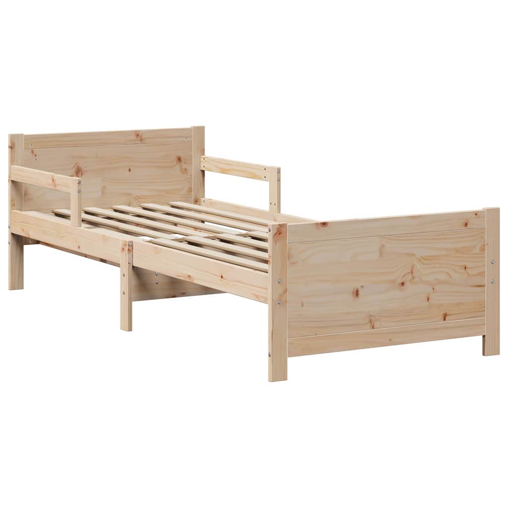 8721288789532_wbg-an_en_hd_1 vidaXL Extendable Bed Frame for Kids Other Brown 80 x 130 / 165 / 200 cm - Image 2