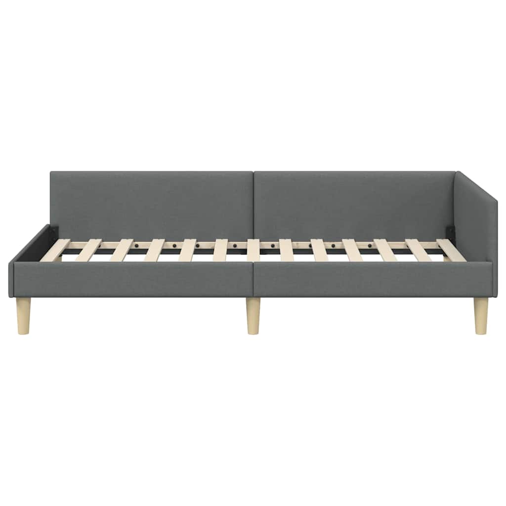 8721288876522_wbg-fr_en_hd_3 vidaXL Corner Bed Frame Other with Headboard Dark grey 90 x 190 cm - Image 6