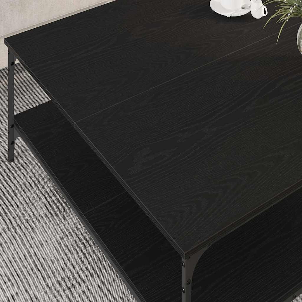 8721288899880_mo-im-zo_en_hd_1 vidaXL Coffee Table Black oak 100 x 100 x 40 cm Engineered wood - Image 4