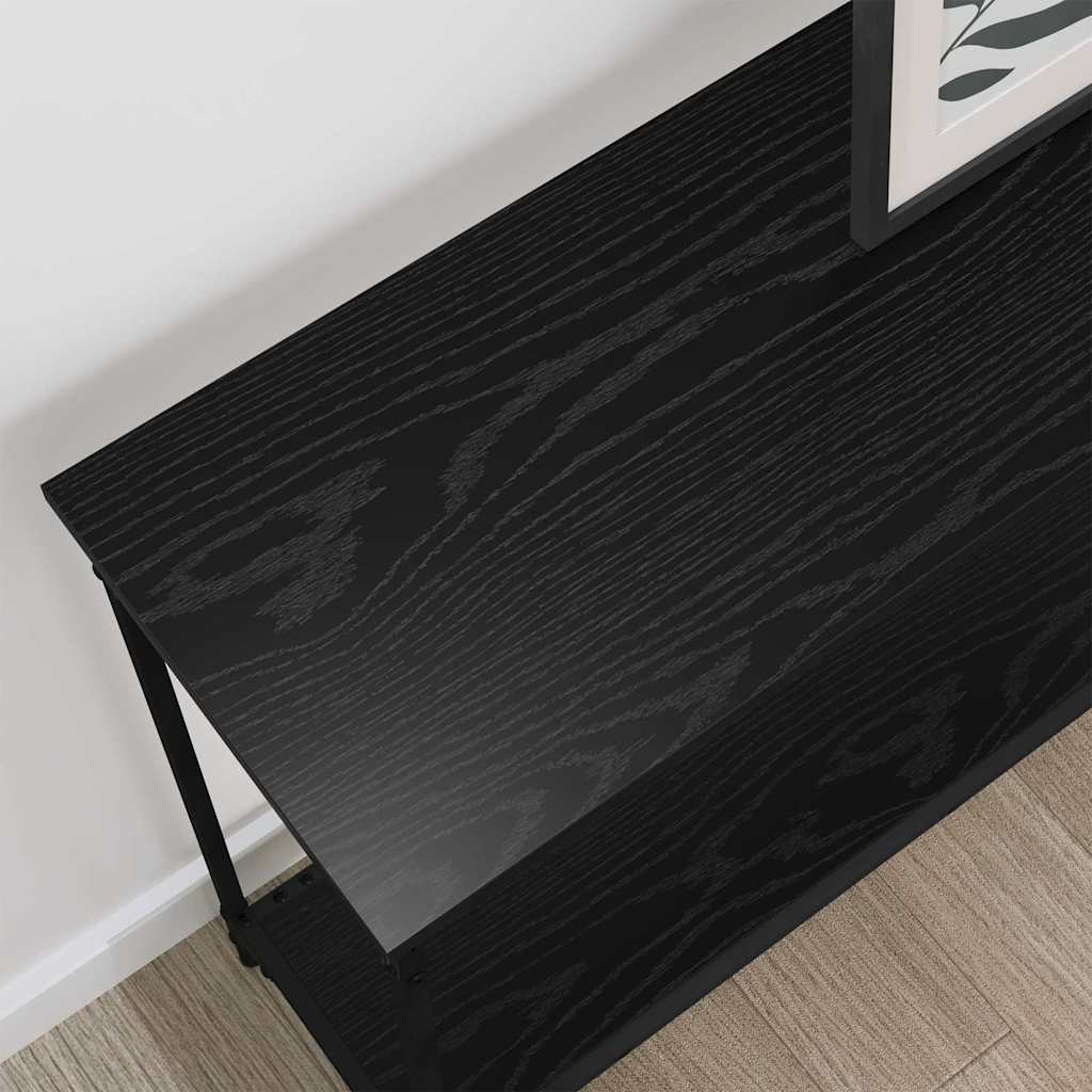 8721288900029_mo-im-zo_en_hd_1 vidaXL Console Table Black oak 101 x 30.5 x 75 cm Engineered wood - Image 5
