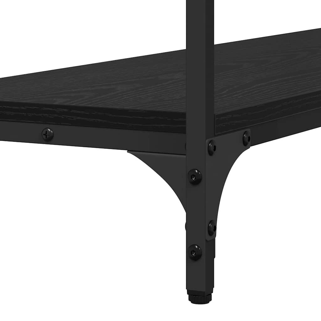 8721288900081_detail_en_hd_1 vidaXL Console Table Black oak 100 x 29 x 75 cm Engineered wood - Image 9