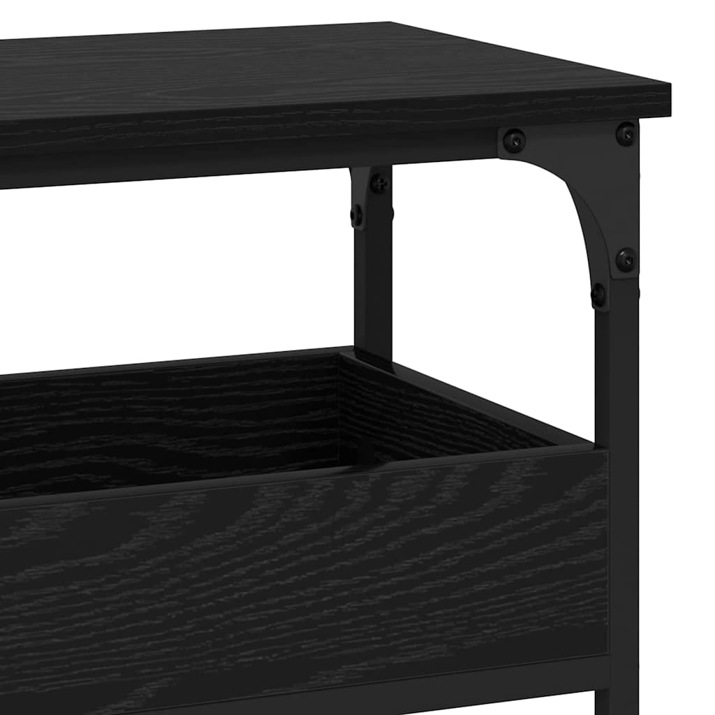 8721288900081_detail_en_hd_2 vidaXL Console Table Black oak 100 x 29 x 75 cm Engineered wood - Image 10