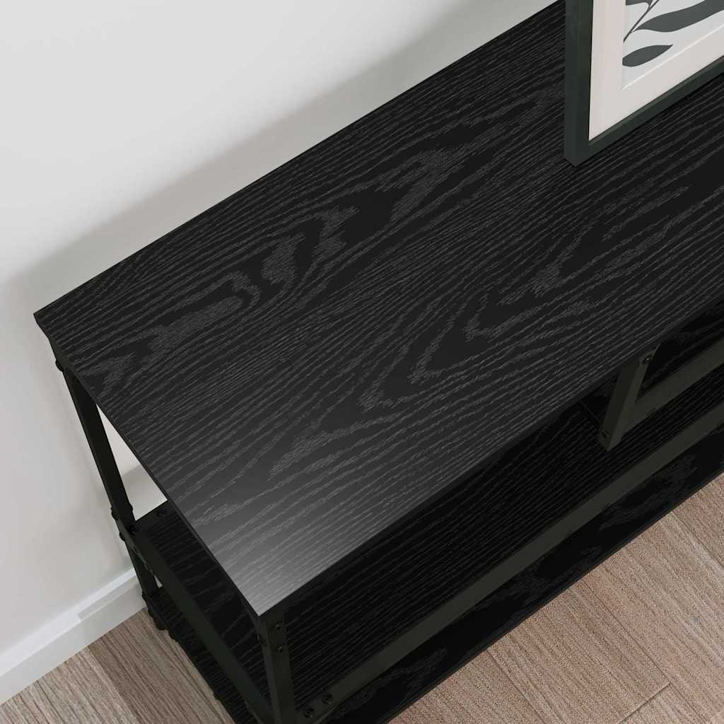 8721288900265_mo-im-zo_en_hd_1 vidaXL Console Table Black oak 100 x 30 x 75 cm Engineered wood - Image 5