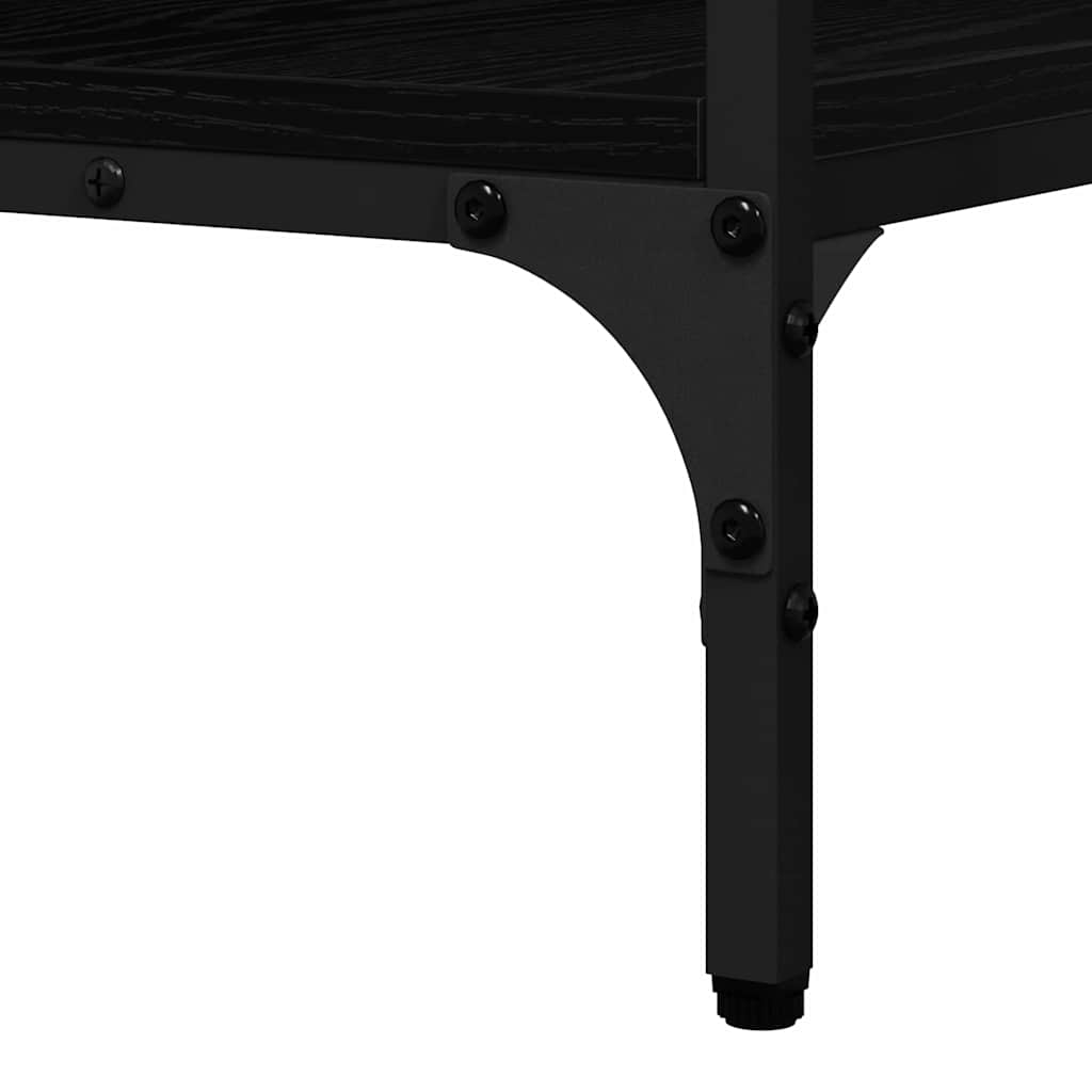 8721288900388_detail_en_hd_1 vidaXL Console Table Black oak 100 x 32 x 75 cm Engineered wood - Image 9