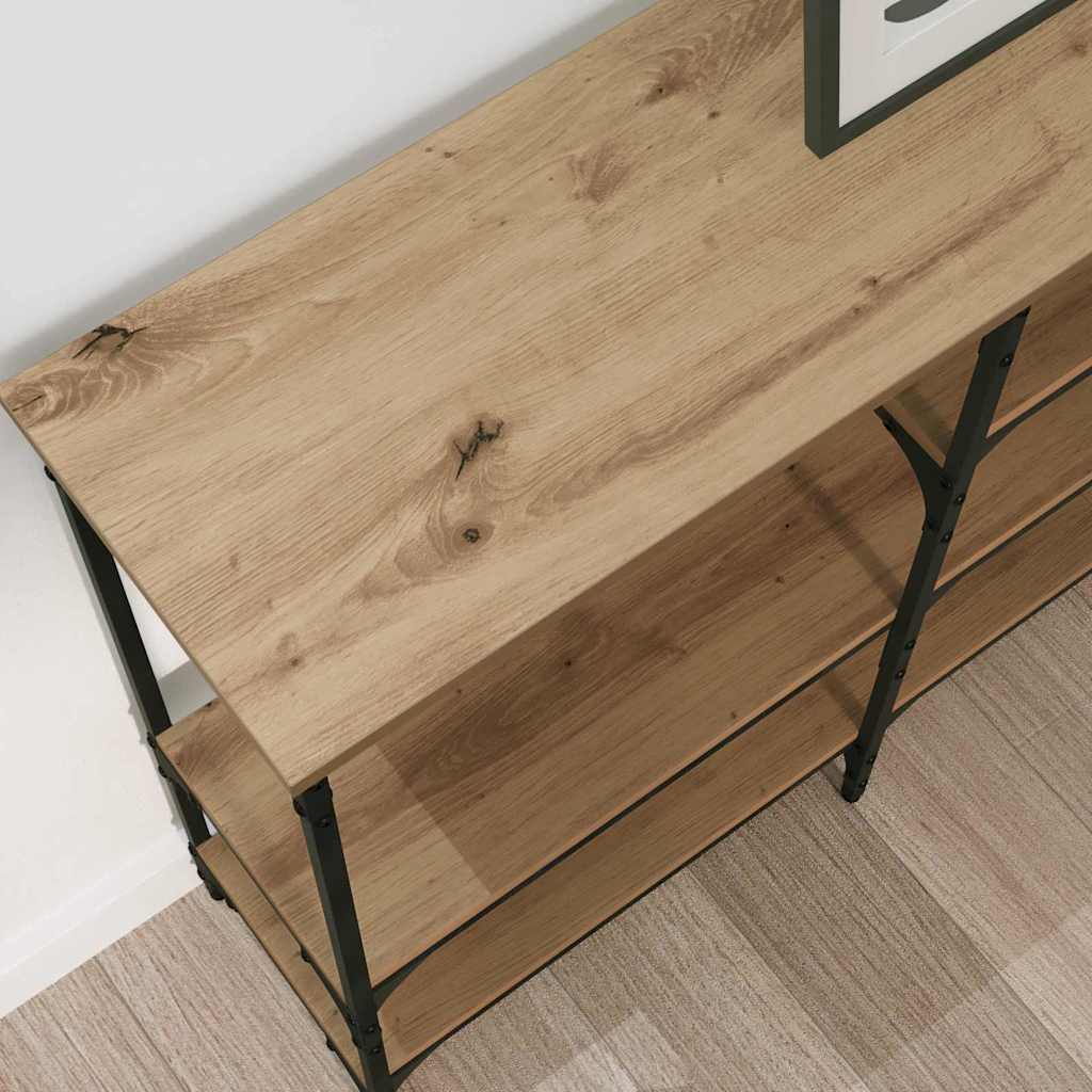 8721288900401_mo-im-zo_en_hd_1 vidaXL Console Table Artisan oak 160 x 29 x 80 cm Engineered wood - Image 5