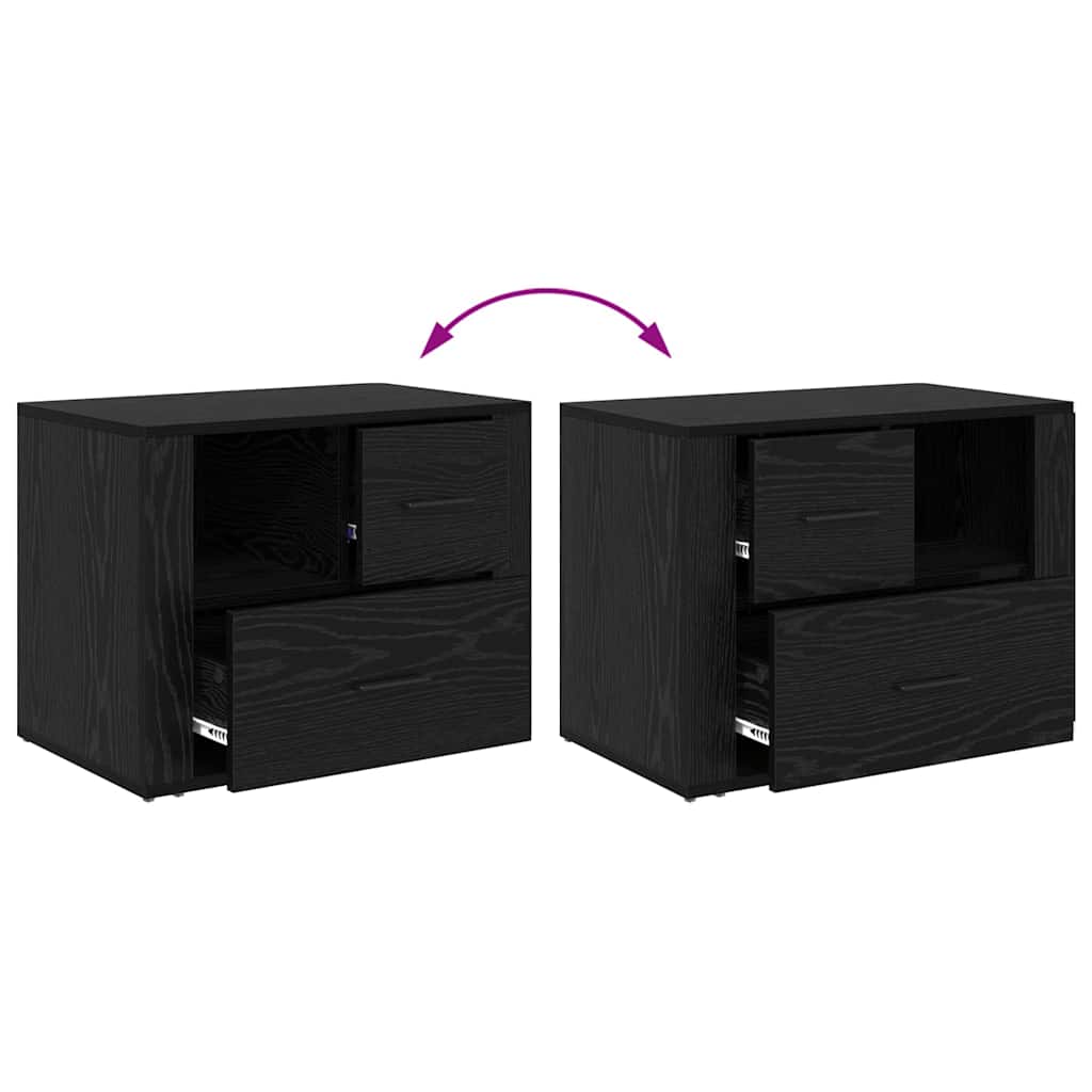 8721288908087_wbg-fu_en_hd_1 vidaXL Bedside Cabinet Black oak 60 x 36 x 45 cm Engineered wood - Image 11