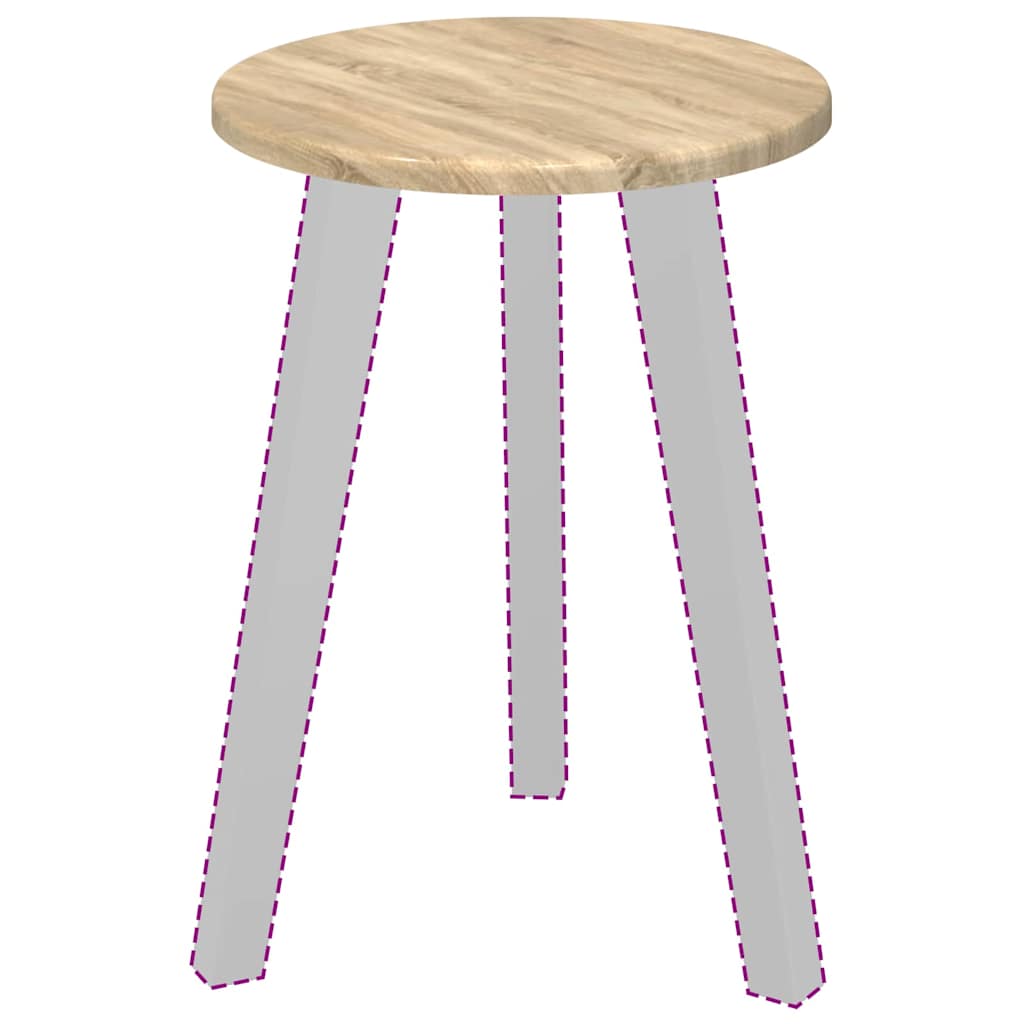 8721288935724_wbg-mo_en_hd_1 vidaXL Table Top Sonoma oak 30 x 30 x 1.5 cm Engineered wood - Image 3