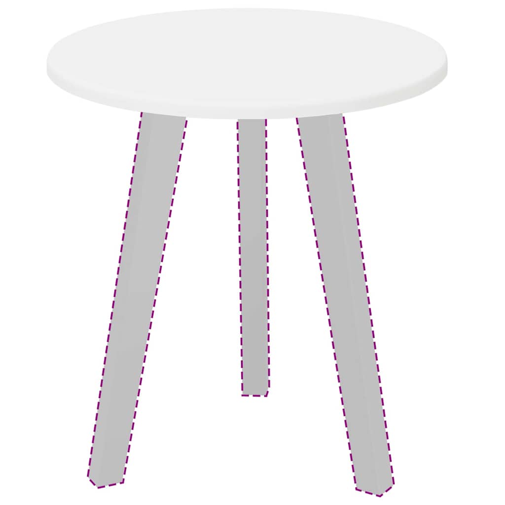 8721288935809_wbg-mo_en_hd_1 vidaXL Table Top White 40 x 40 x 1.5 cm Engineered wood - Image 3