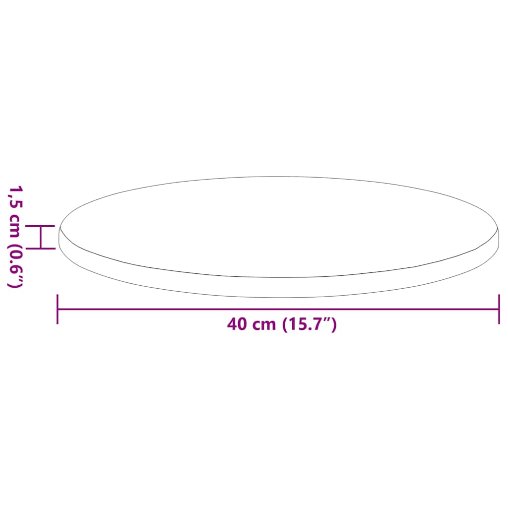 8721288935823_wbg-siz_en_hd_1 vidaXL Table Top Sonoma oak 40 x 40 x 1.5 cm Engineered wood - Image 9