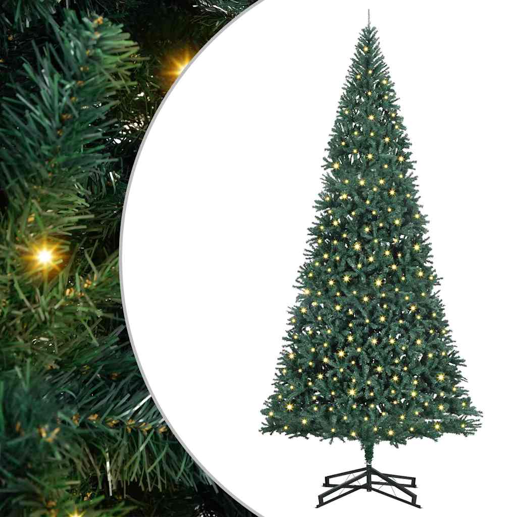 8721288977984_wbg-an-m_en_hd_1 vidaXL Artificial Pre-lit Christmas Tree Green 500 cm PVC - Image 2