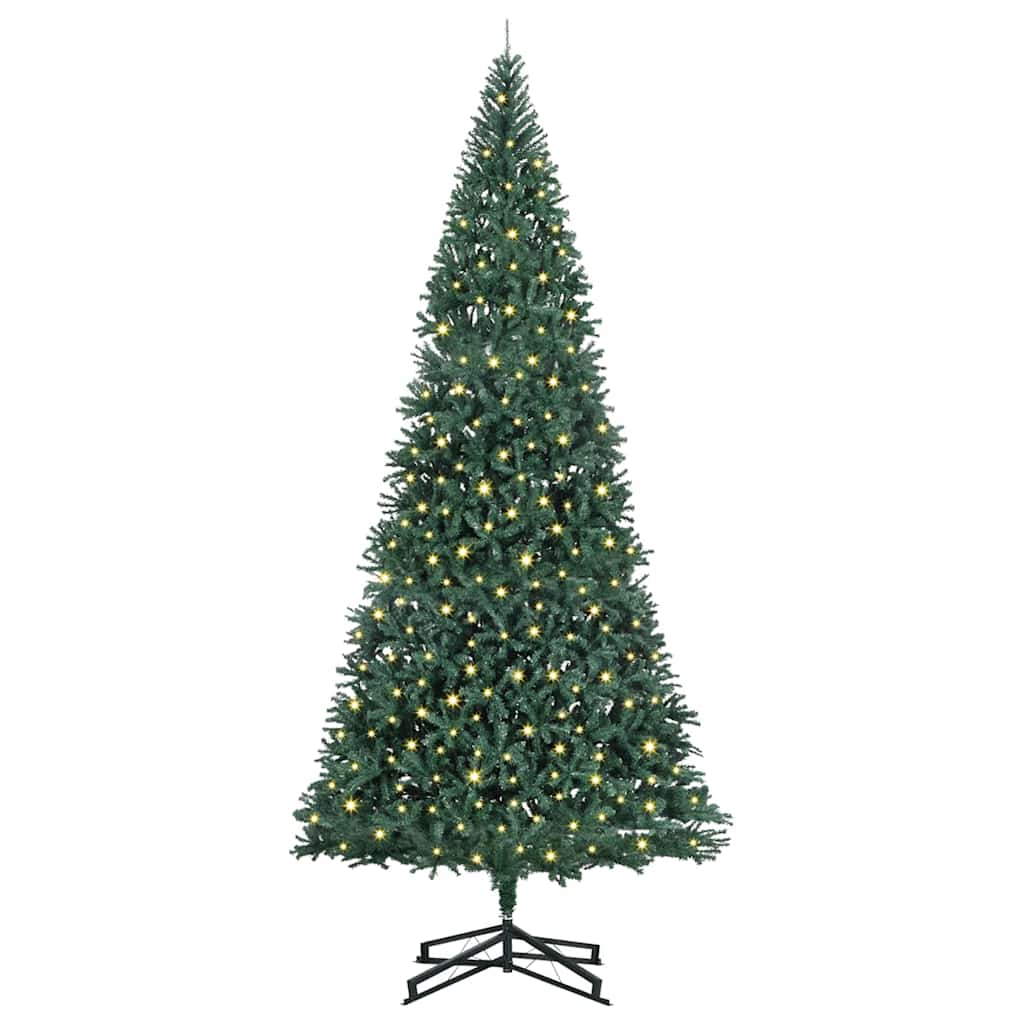 8721288977984_wbg-fr_en_hd_2 vidaXL Artificial Pre-lit Christmas Tree Green 500 cm PVC - Image 3