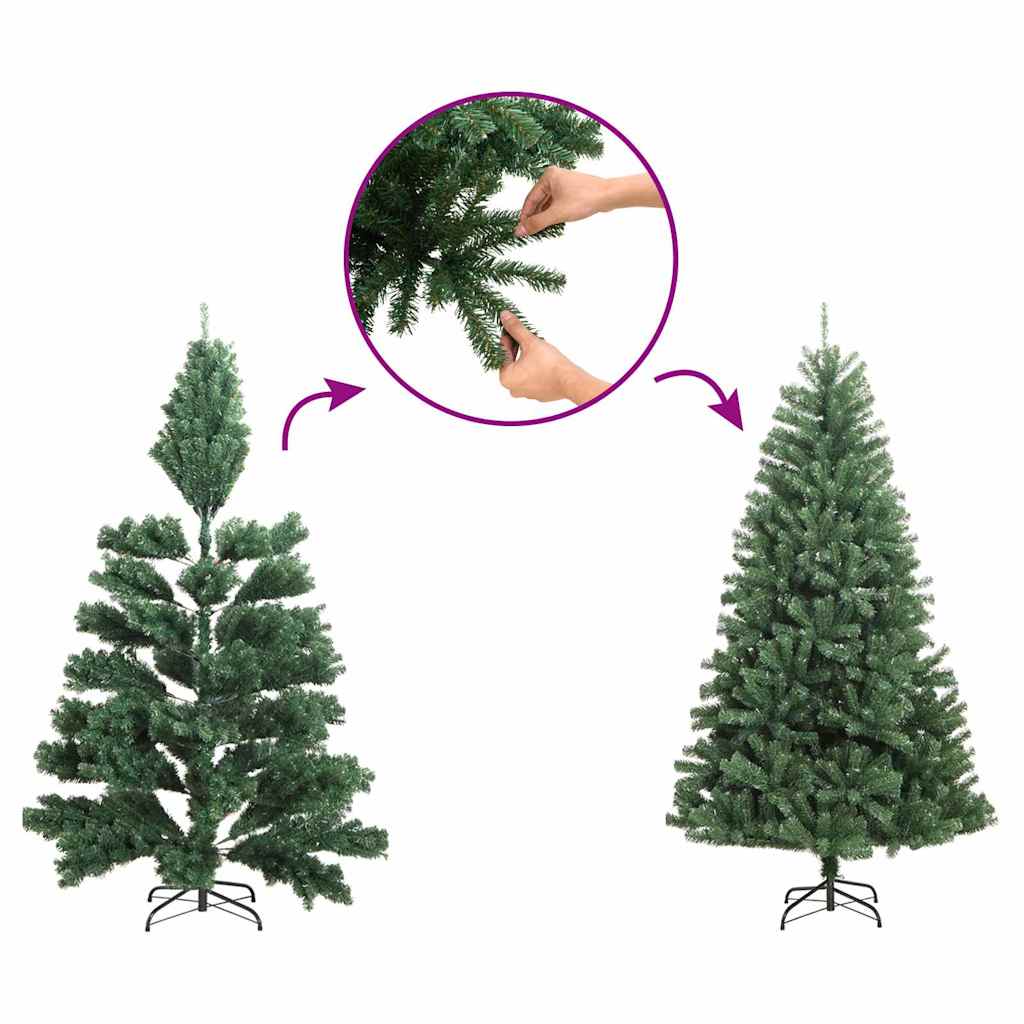 8721288977984_wbg-fu_en_hd_1 vidaXL Artificial Pre-lit Christmas Tree Green 500 cm PVC - Image 11