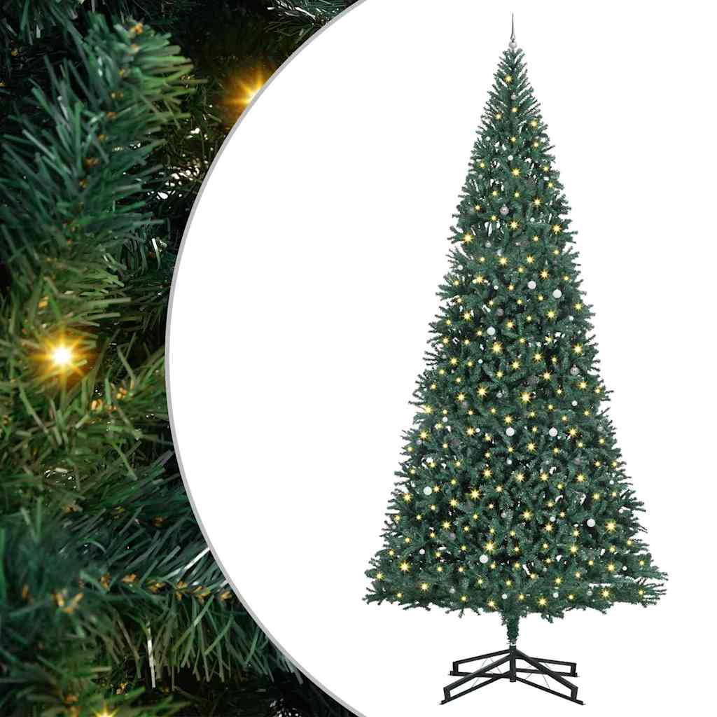 8721288978011_wbg-an-m_en_hd_1 vidaXL Artificial Pre-lit Christmas Tree Green 500 cm PVC - Image 2