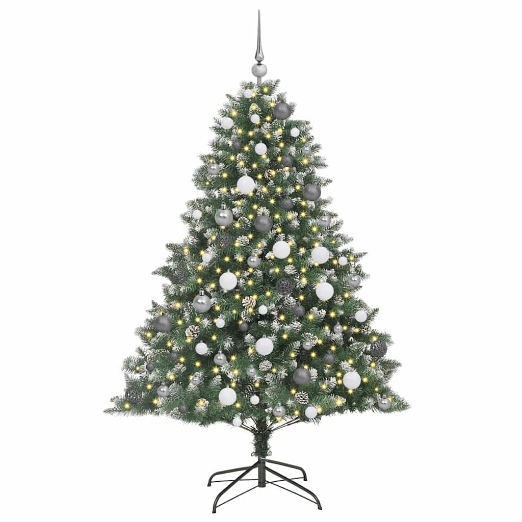 8721288981929_wbg-an_en_hd_2 vidaXL ArtificialChristmasTree with LED Strip Lights Green 180cm PVC - Image 3