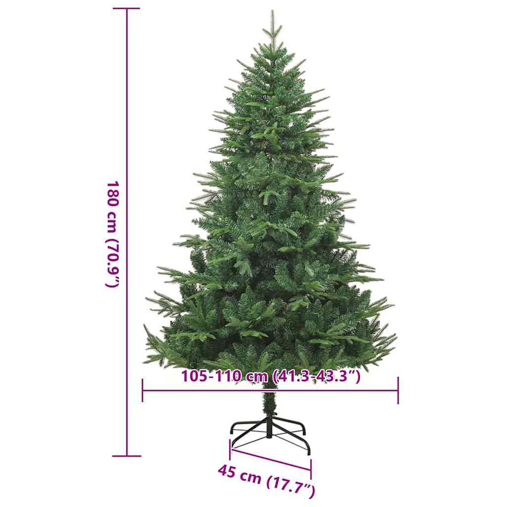 8721288983046_wbg-siz_en_hd_1 vidaXL Artificial Christmas Tree Green 180 cm PVC - Image 10