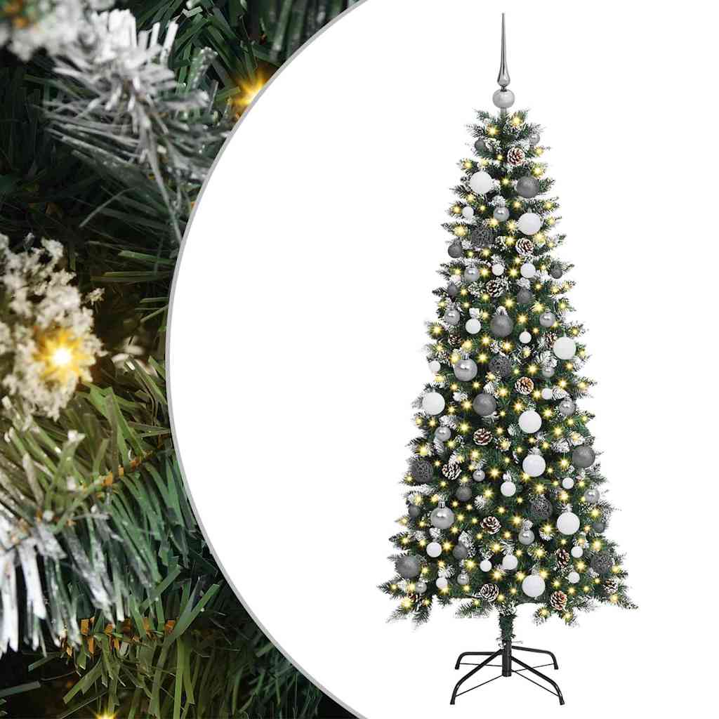 8721288987792_wbg-an-m_en_hd_1 vidaXL Artificial Christmas Tree Green 180 cm PVC - Image 2