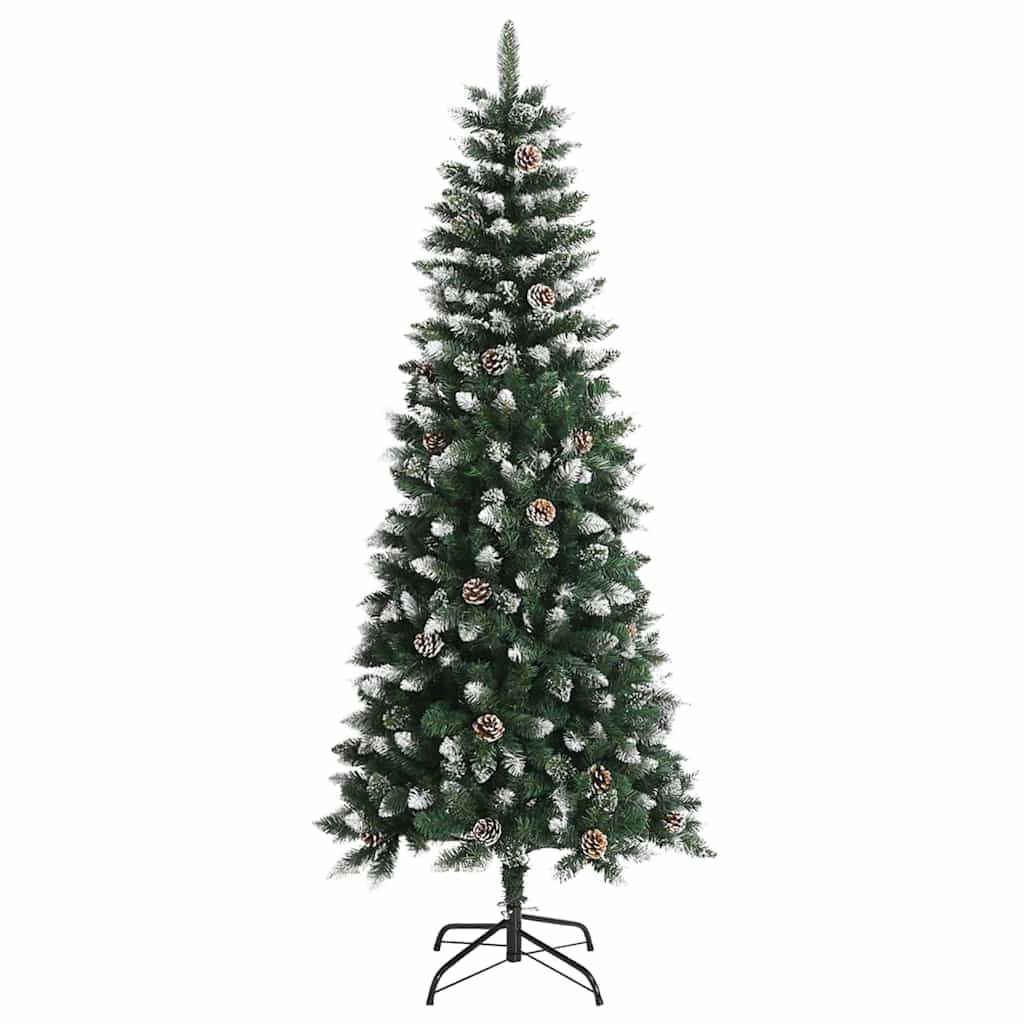 8721288987792_wbg-fr_en_hd_5 vidaXL Artificial Christmas Tree Green 180 cm PVC - Image 6