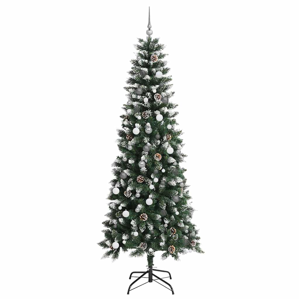 8721288988034_wbg-fr_en_hd_4 vidaXL Artificial Christmas Tree Green 240 cm PVC - Image 5