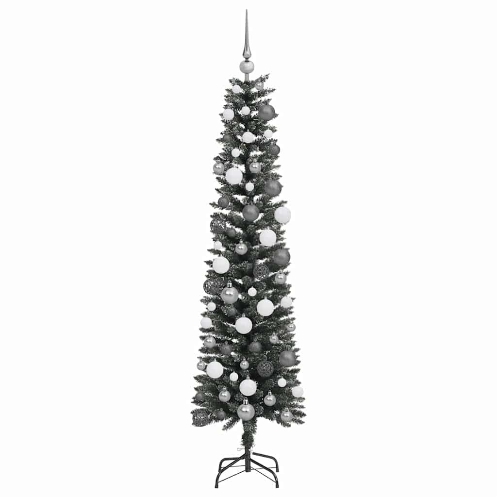 8721288988997_wbg-fr_en_hd_3 vidaXL ArtificialChristmasTree with LED Strip Lights Green 180cm PVC - Image 4