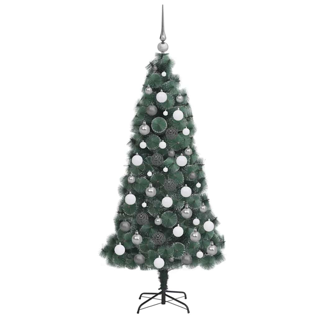 8721288991492_wbg-fr_en_hd_4 vidaXL Artificial Christmas Tree Green 55 x 55 x 240 cm PET - Image 4