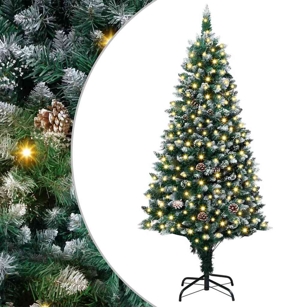 8721288992208_wbg-an-m_en_hd_1 vidaXL Artificial Christmas Tree Green 180 cm PVC - Image 2