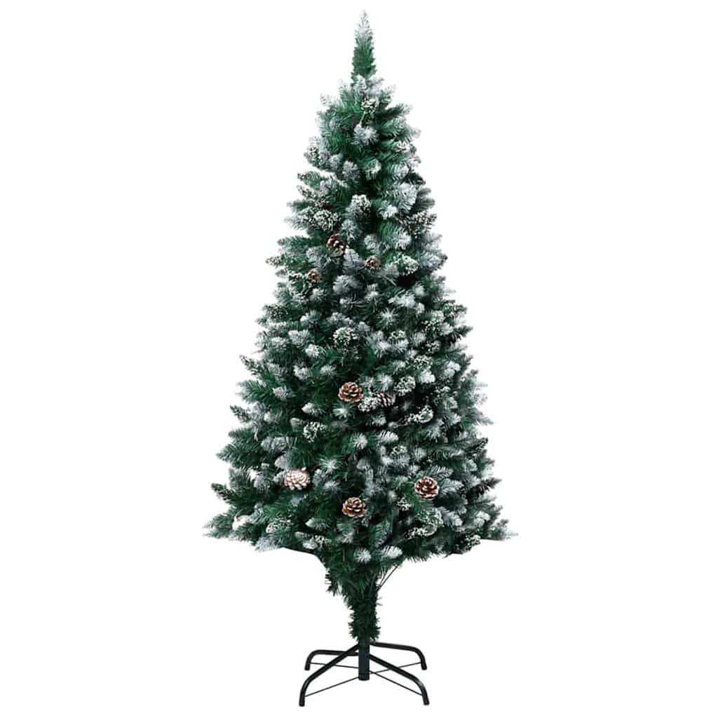 8721288992208_wbg-fr_en_hd_3 vidaXL Artificial Christmas Tree Green 180 cm PVC - Image 4